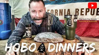 HOW TO PREP A HOBO DINNER: CAMPFIRE FOIL PACKET MEAL  #howto #diy #campfirecooking #thelastboyscouts