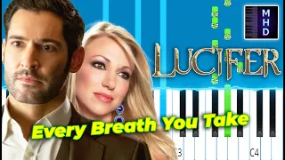 Lucifer - Every Breath You Take (Tom Ellis & Debbie Gibson) - Piano Tutorial