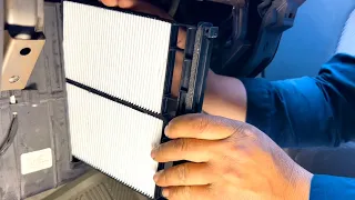 Cabin air filter on Nissan Frontier Xterra 98-01 @elchanojose