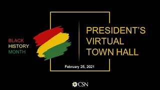 President's Virtual Town Hall for Faculty & Staff, February 25, 2021