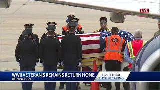 Army veteran's remains return home 80 years after his death during World War II