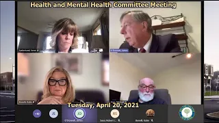 Health and Mental Health Committee Meeting April 20, 2021, 4:00 PM @ Remotely