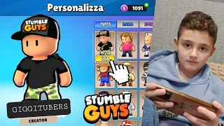 IL BAMBINO DI 7 ANNI PIÙ FORTE D'ITALIA SUL GIOCO STUMBLE GUYS #stumbleguys #giggitubers