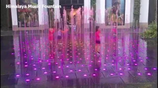 Interesting Chasing Matrix Square Fountain for Children Playing