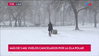 Todo el hemisferio norte en alerta por la ola polar