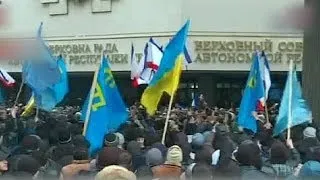 La Crimée divisée entre "pro-Ukraine" et "pro-Russie"