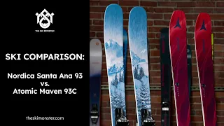 Ski Comparison: Nordica Santa Ana 93 vs. Atomic Maven 93C