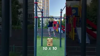 Тренировка выносливости 10х10. Endurance training 10x10.