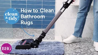 How to Clean Bathroom Rugs | Clean & Tidy | Better Homes & Gardens