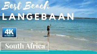 Perfect South African Beach for Escaping in Paradise.  Langebaan/ Cape Town (4K UHD)