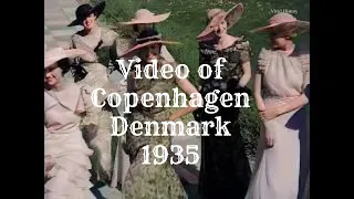 Remastered w/Sound 1935 Summer in Copenhagen, Denmark - Captivating Vintage Footage!