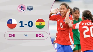 CHILE vs. BOLIVIA [1-0] | RESUMEN | CONMEBOL SUB20 FEM | FASE DE GRUPOS