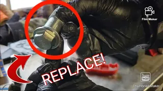 how to replace timing chain tensioner OM642