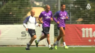 Cristiano Ronaldo and Pepe are back at Ciudad Real Madrid!