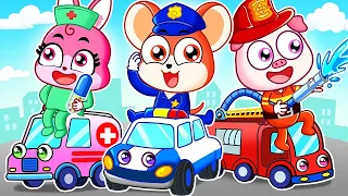 Police Officer Song! I Want to be a Policeman! +More Kids Songs | Wheels on the bus, Baby Shark