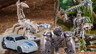 Transformers Rise of the Beasts Mirage, Scorponok, and Optimus Primal!