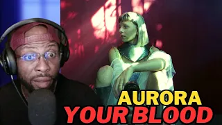 AURORA - YOUR BLOOD | ETHEREAL POP SENSATION WITH POWERFUL LYRICS! | REACTION & REVIEW