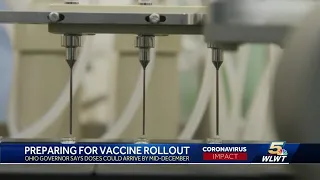 Ohio to get nearly 100K doses of virus vaccine as cases rise