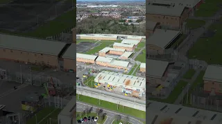 Hmp Altcourse prison liverpool no fly zone #aerialfootage #drone #noflyzone #hmp #prison #video