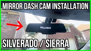 How to Install Mirror Dash Cam on Sierra or Silverado