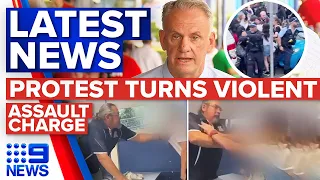Political talk turns violent, Teacher charged with alleged assault of student | 9 News Australia