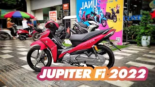 Chi tiết mẫu xe Jupiter 115 Fi 2022 - MÀU ĐỎ ĐEN NHÁM