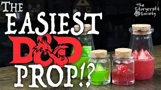 AMAZINGLY SIMPLE Healing Potion Prop for D&D!! (Crafting D&D Props)