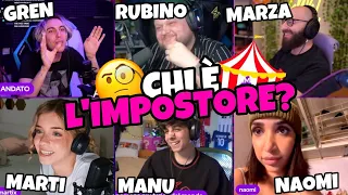 CHI È L'IMPOSTORE??🤔🎪 con Marza, Manuuxo, Naomi, Martina e Rubino