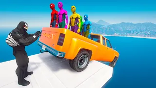 SPIDERMAN VS VENOM | GTA 5 Funny Moments (Water Ragdolls)