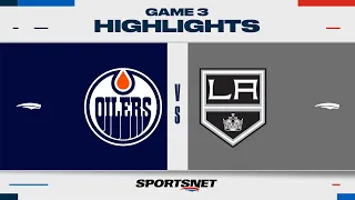 NHL Game 3 Highlights | Oilers vs. Kings - April 26, 2024