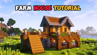Minecraft: Farm House Tutorial !