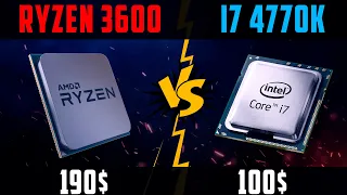 СТАРИЧОК ЕЩЕ ТАЩИТ! // INTEL CORE I7-4770K VS AMD RYZEN 3600