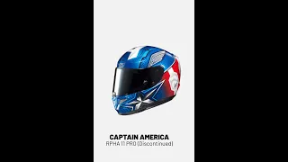 RPHA 11 PRO Full Face Helmet || MARVEL CAPTAIN AMERICA