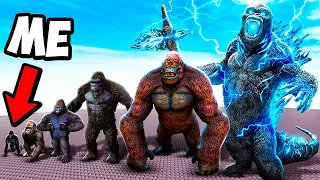 KING KONG Size Comparison In Roblox