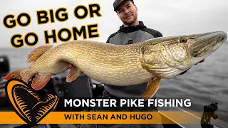 Monster Pike Fishing with Hugo and Sean - Casting huge baits