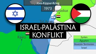 Die Geschichte von Palästina und Israel - Zusammenfassung auf einer Karte