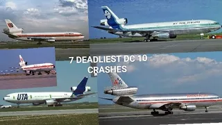 7 Deadliest McDonnell Douglas DC 10 crashes song It's been so long (slowed)