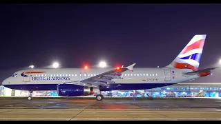 LONDON | 28 March Special Day | A320 Real Ops British Airways | London Night Enhanced