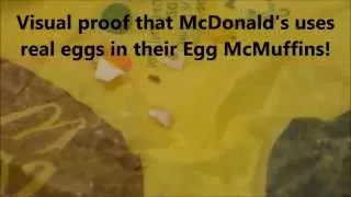 Proof McDonald's Uses Real Eggs