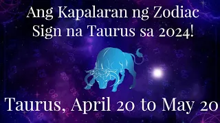 ⭐SWERTE ka sa CAREER mo sa 2024 TAURUS,Alamin mo na kung Bakit?