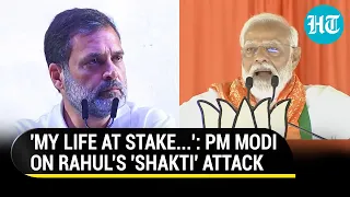 PM Modi Puts 'Life At Stake' After Rahul Gandhi's 'Shakti' Attack At INDIA Bloc Rally | LS Polls