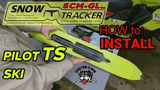 Installing Snowtracker Carbides on Skidoo TS Skis