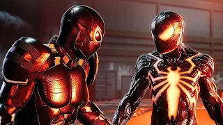 Symbiote Spider-Man Team Up with Agent Venom - Marvel's Spider-Man 2 (New Game +)