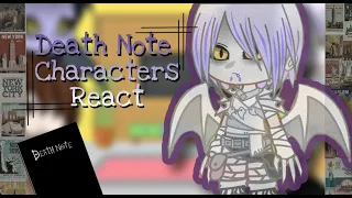 Death Note Characters React to Tik Toks•no ships• |kalizma deff|•
