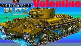 WoT Blitz обзор Valentine британский танк гайд новичкам британская ветка World of Tanks Blitz#62