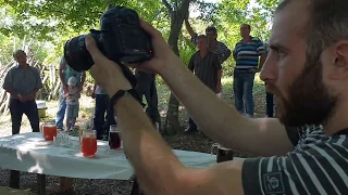 • Поселковое моление в селе Звандрипш. Prayer in the village of Zvandripsh