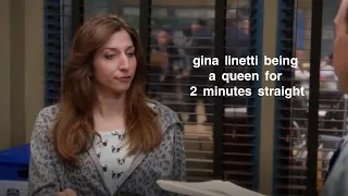 gina linetti being a queen for 2 minutes straight
