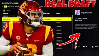 How to get REAL Draft Classes in Madden 24!