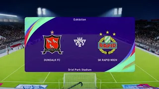 Dundalk Fc vs SK Rapid Wien | PES 21 UEFA Europa League Live Gameplay