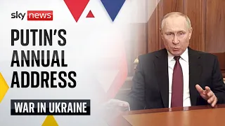 Russian President addresses the nation